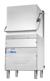 Kromo HOOD 130 S LIFT Átfutórendszerű tányérmosogató gép, 5 elektromos programmal