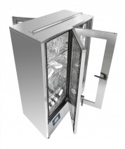 Kromo WASH & STORE DOUBLE FACE HI TEMP kétoldalról kezelhető, 4 ajtós tányér-, és pohármosogató gép beépített vízlágyító nélkül || Skilltrade.hu - Minden ami Nagykonyha