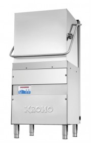 Kromo HOOD 130 S PLUS Átfutórendszerű tányérmosogató gép, 5 elektromos programmal