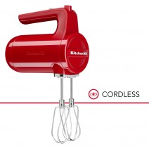 KitchenAid vezeték nélküli kézi mixer, piros (5KHMB732EER) || Skilltrade.hu - Minden ami Nagykonyha