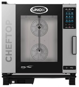 UNOX CHEFTOP XEVC-0711-GPRM-HT Plus Gázos kombi sütő