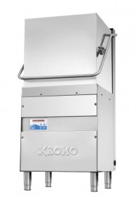 Kromo HOOD 130 S Átfutórendszerű tányérmosogató gép, 5 elektromos programmal